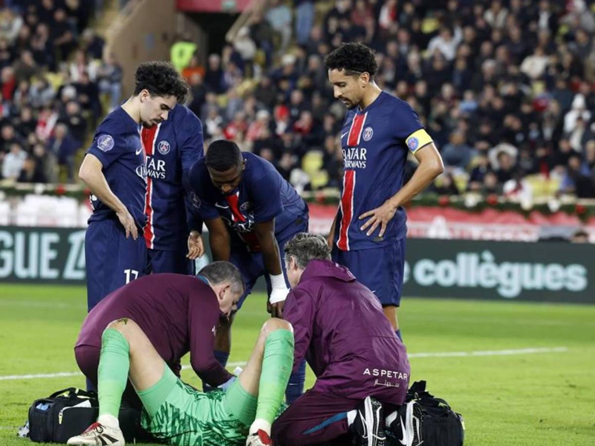  Gianluigi Donnarumma sufrió un escalofriante planchazo en el rostro, el cual ‘encendió las alarmas’ en el banquillo de Luis Enrique. 