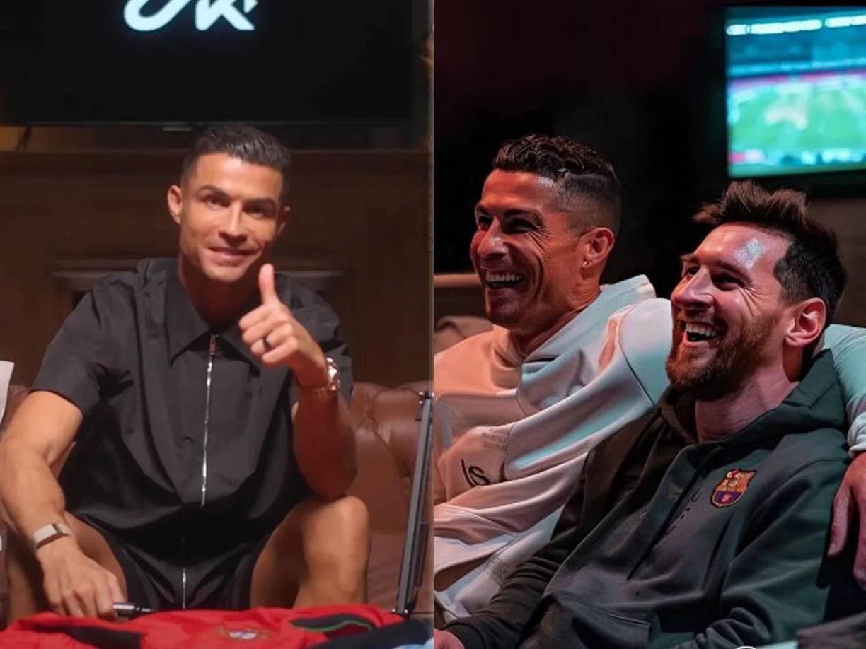 Cristiano Ronaldo ha generado gran expectativa asegurando que con el próximo invitado en su canal de YouTube romperá internet. ¿Será Lionel Messi?