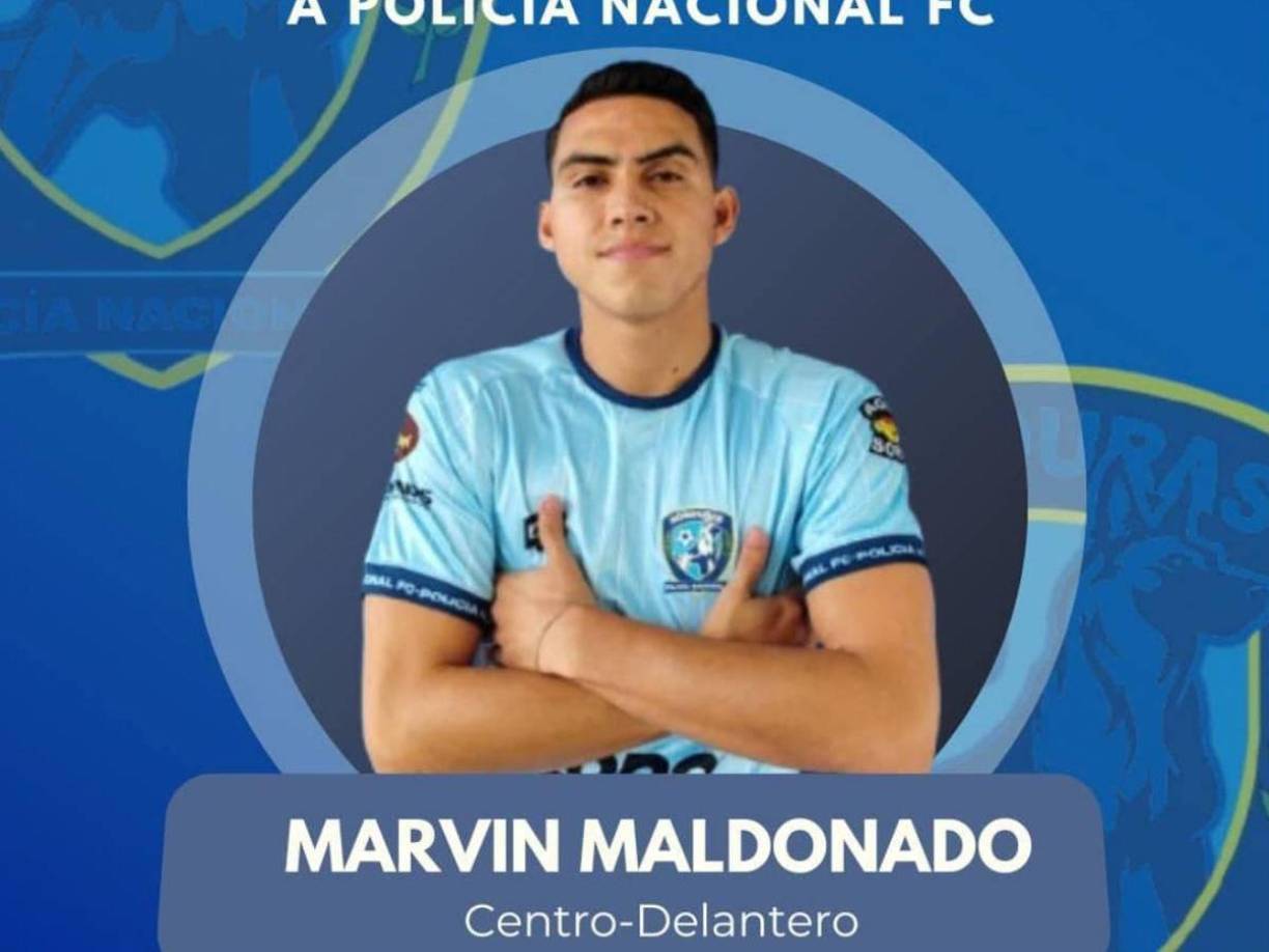 Marvin Maldonado - El exjugador de equipos como Motagua y Platense FC, se unió a la Policía Nacional, equipo de la Liga de Ascenso.