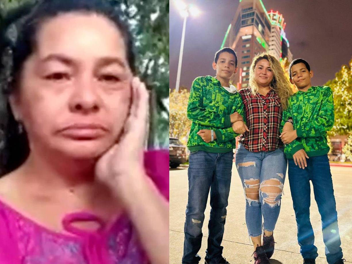 Patricia Osorto dice que no ha perdido a dos nietos, sino a dos hijos porque así consideraba a Jefferson y Josué a quienes crio desde los dos años hasta los 13 cuando la madre de estos los envió a traer y se los llevó a Houston, Texas.