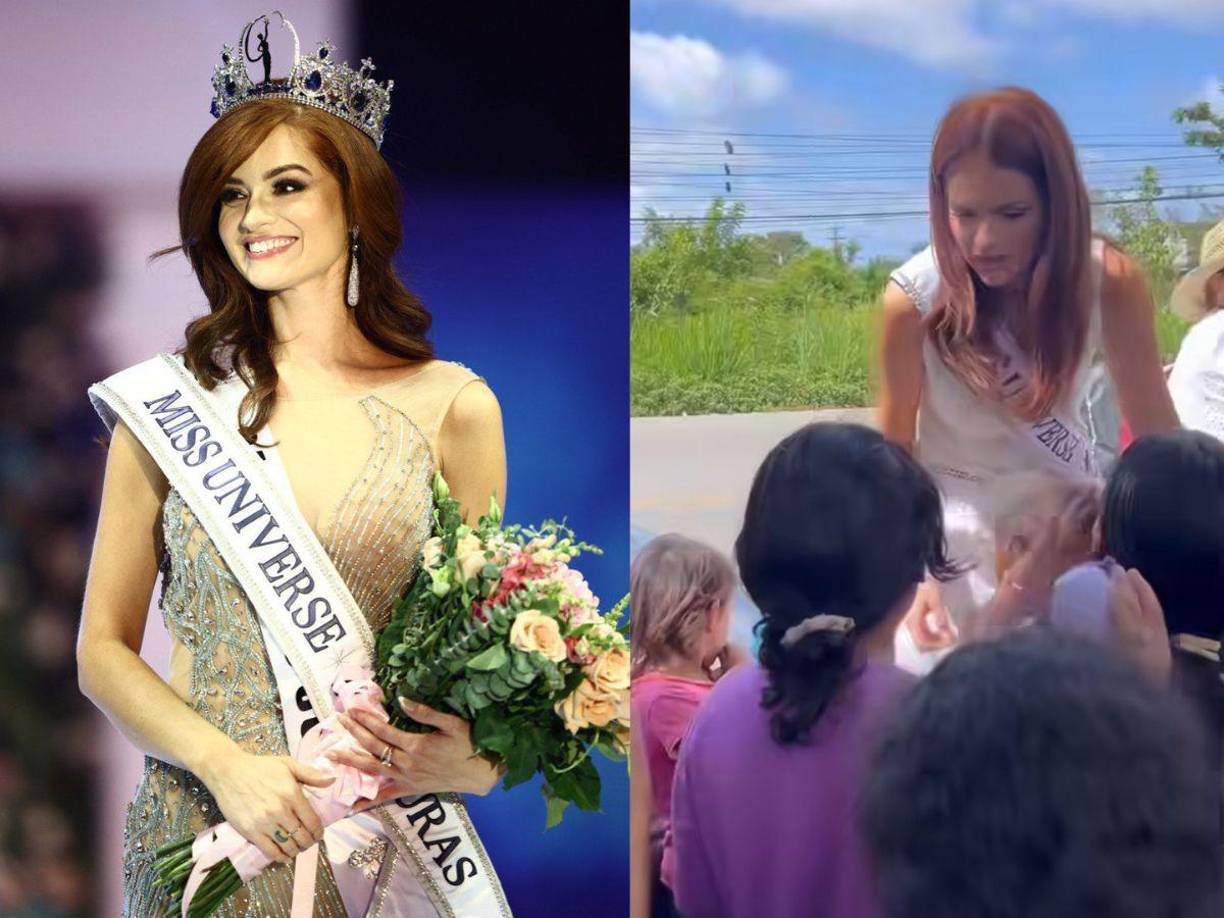 La nueva Miss Honduras Universo 2024, Stephanie Cam, sorprendió recientemente a decenas de niños llevándoles regalos y comida a sus hogares.