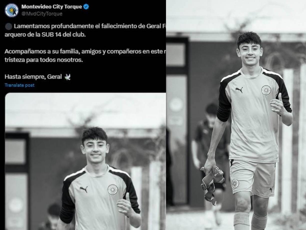 La institución envió un cálido mensaje a quienes más están sufriendo esta pérdida: “Acompañamos a su familia, amigos y compañeros en este momento de tristeza para todos nosotros. Hasta siempre, Geral”.