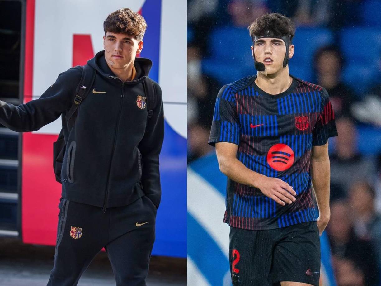 Para este duelo, Pau Cubarsí apareció con una máscara de protección, esto debido a los 10 puntos de sutura que le hicieron en Champions League tras el juego ante Estrella Roja.