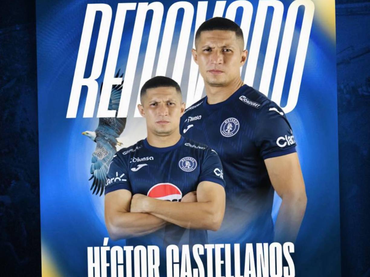 El Motagua hizo oficial la renovación de contrato del centrocampista Héctor Castellanos. 