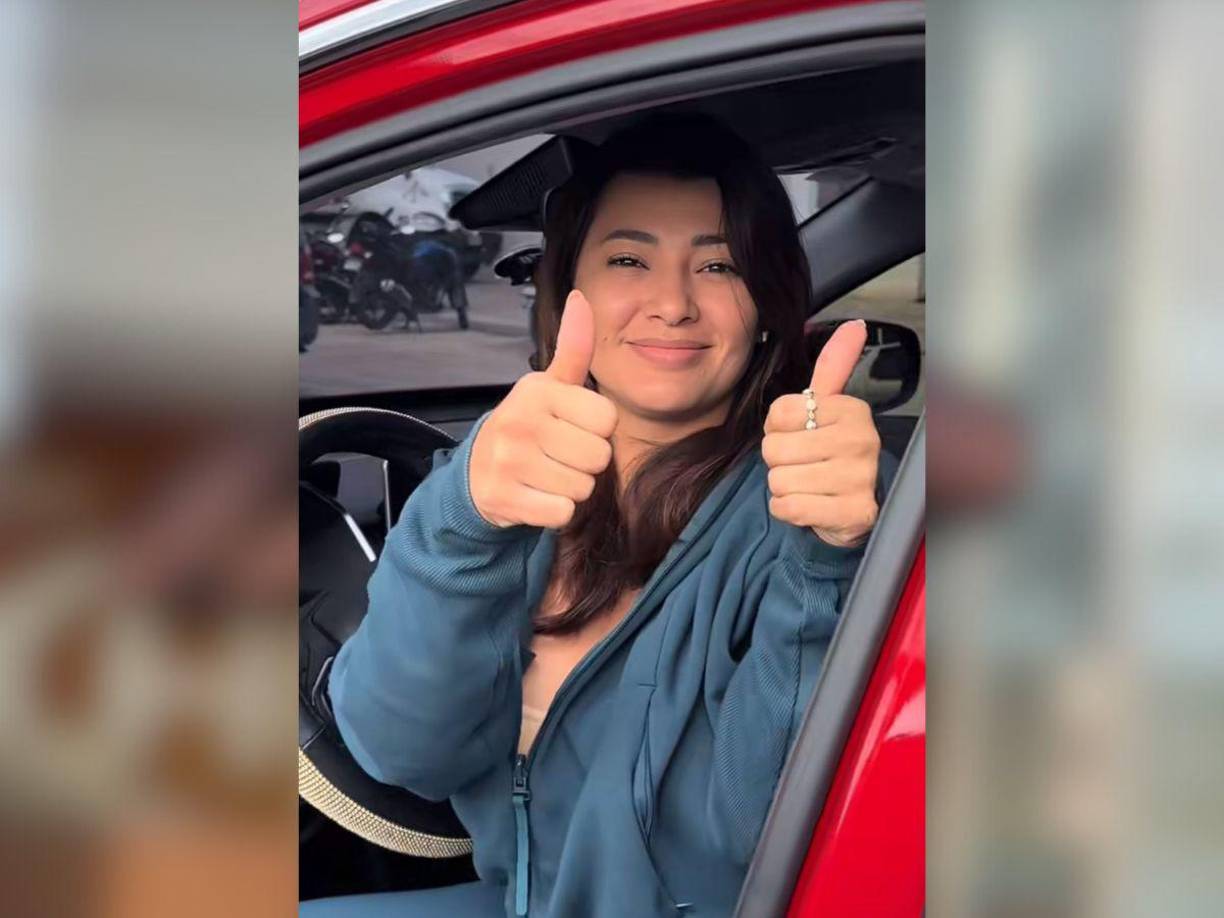 En dicho video se puede observar a la presentadora de buen estado de ánimo y no comentó nada al respecto. 