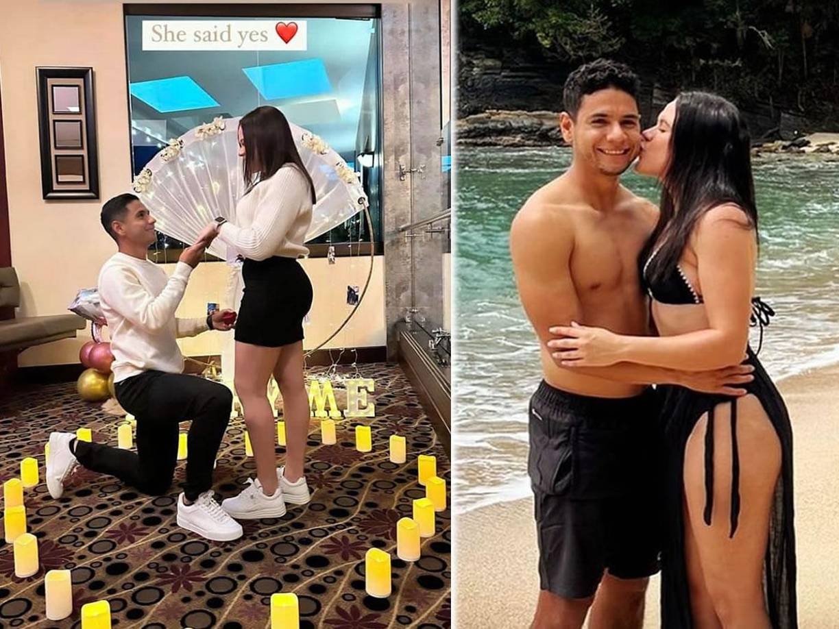 Carlos Pineda decidió cerrar el año 2023 de la mejor manera y se comprometió con su novia después de lograr el tricampeonato con el Olimpia.