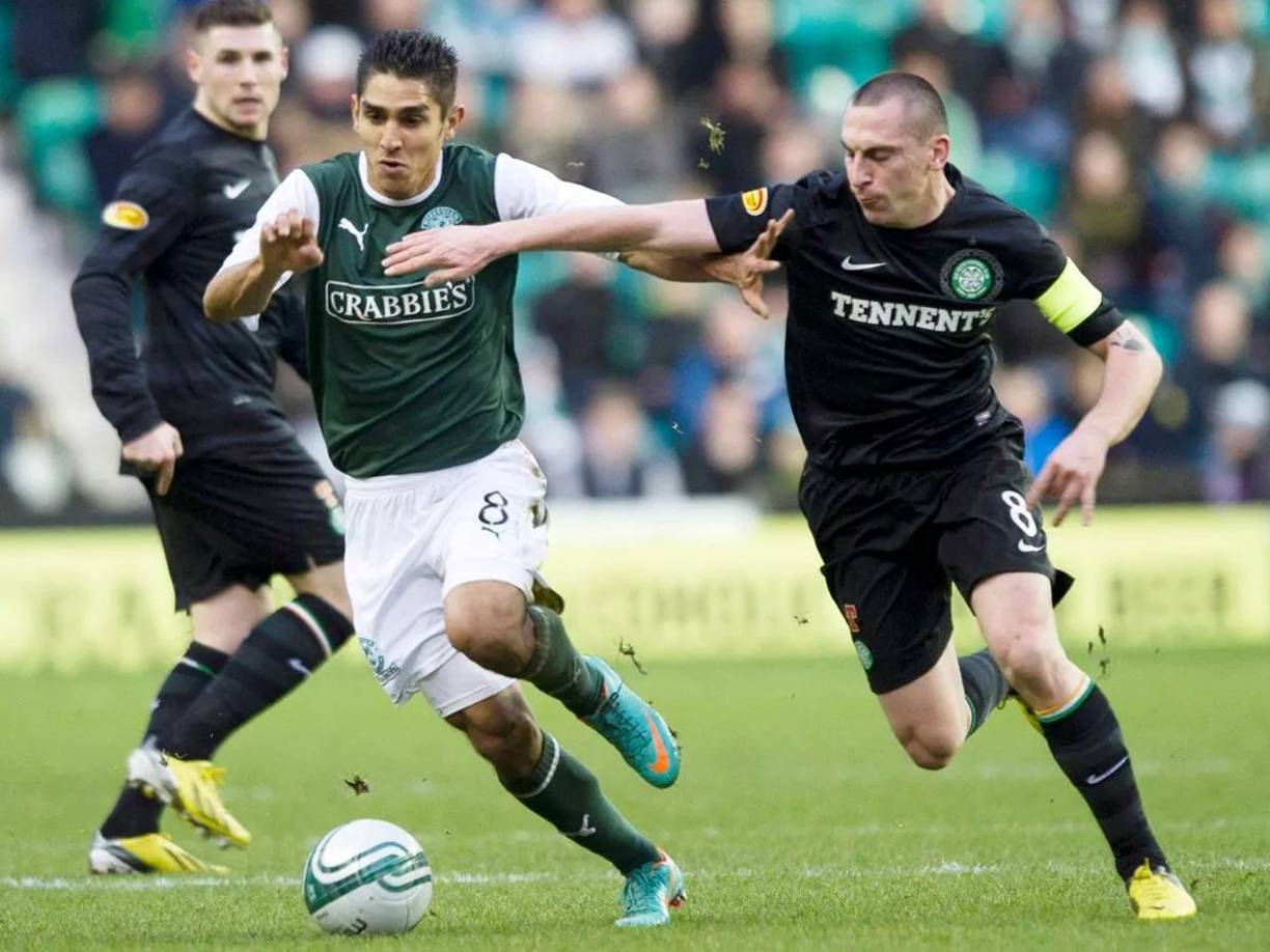 Jorge Claros - El ‘Pitbull’ disfrutó de las mieles del triunfo y durante la temporada 2012 - 2013 fue parte del Hibernian de Escocia; llegó a préstamo y disputó 53 partidos.