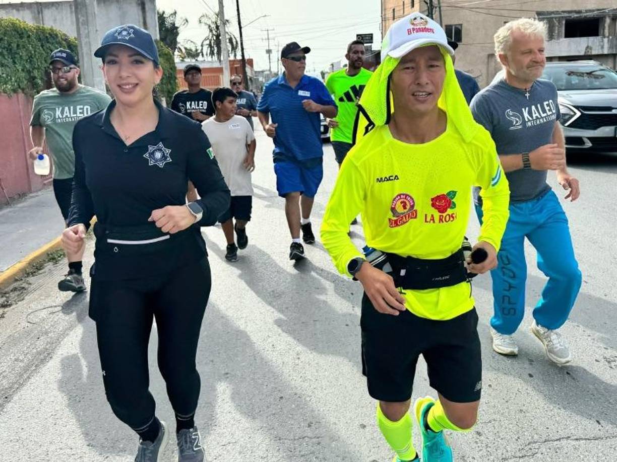 Este lunes, Shin Fujiyama partió desde la ciudad de Reynosa, en el estado de Tamaulipas, rumbo a San Pedro Sula.