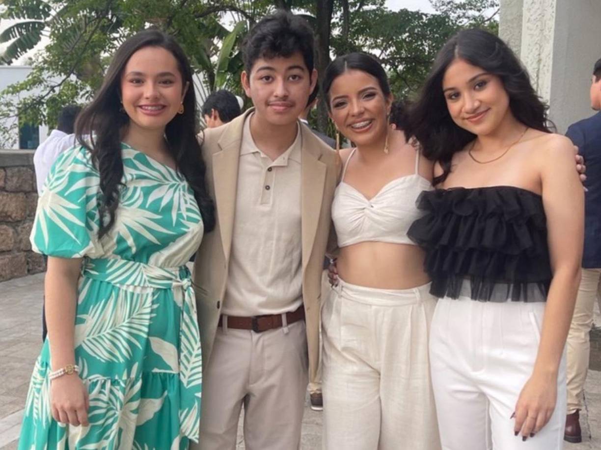 Ximena Rivera, Alberto Meléndez, Camila Blandón y Stephany Cubero.