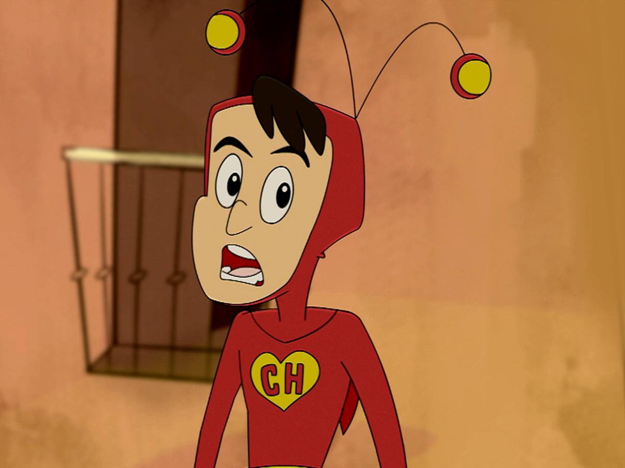 El Chapulín Colorado sigue siendo un superhéroe tan torpe como entrañable y, con esta situación familiar, debe compaginar la titánica tarea de luchar contra el mal con el papel de padre y marido presente.