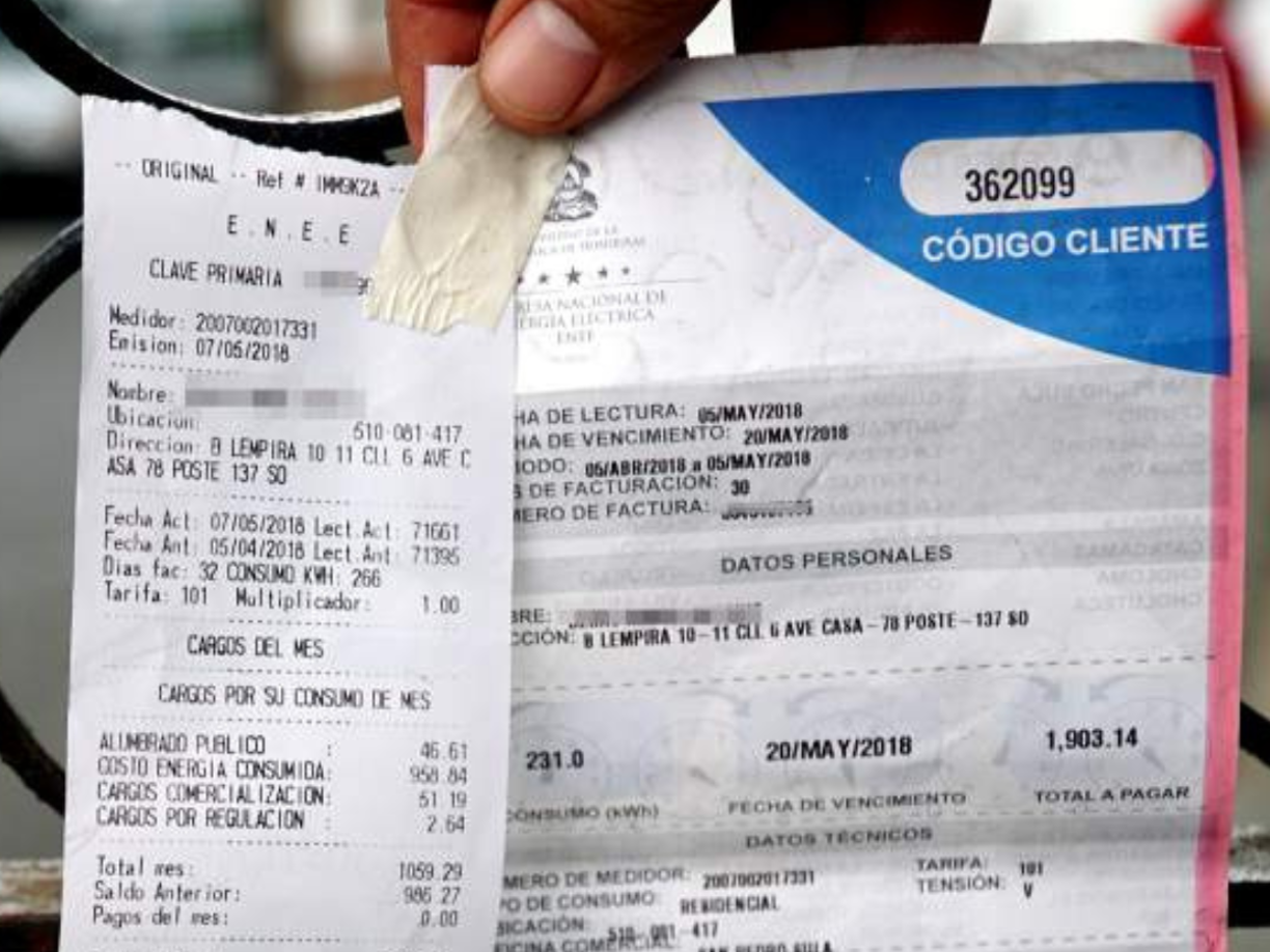 5. Copia de recibo de servicios públicos (agua, energía eléctrica)