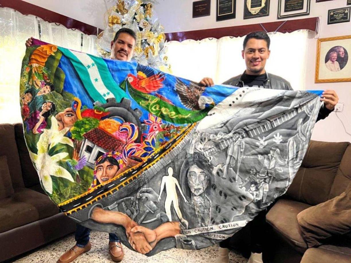 La espectacular creación estuvo a cargo del diseñador hondureño Danilo García, quien explicó a LA PRENSA cada detalle. 