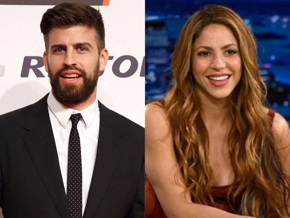 La ex pareja Gerard Piqué y Shakira. 