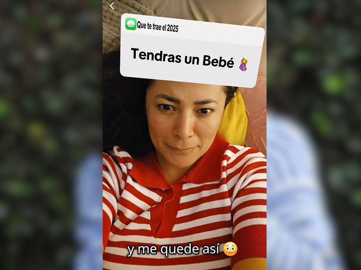 Pero lo que dejó a Milagro sin palabras fue su última predicción en la que decía “tendrás un bebé”.