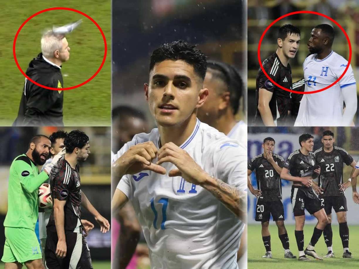 Las imágenes que nos dejó el triunfo de Honduras (2-0) sobre México en la ida de los cuartos de final de la Nations League de Concacaf en el estadio Morazán.
