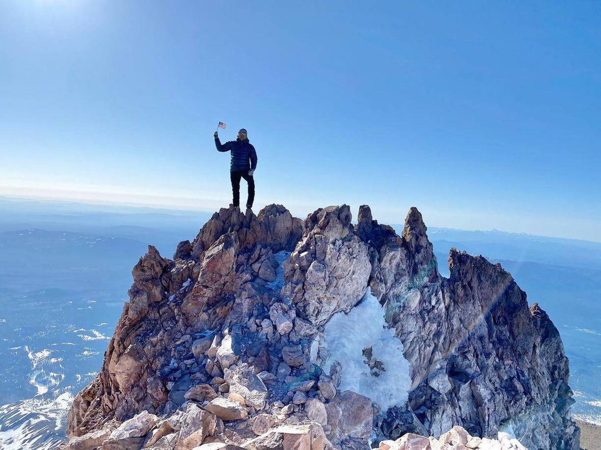 Su sueño de escalar montañas empezó hace más de 9 años.