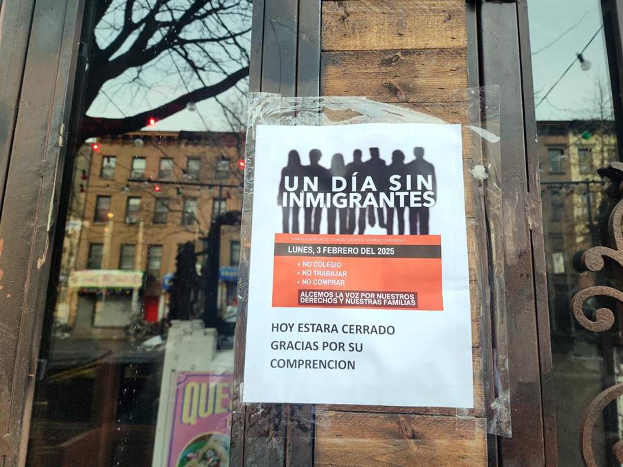 Decenas de negocios en Estados Unidos cerraron el lunes en respuesta a la convocatoria hecha en redes sociales bajo el eslogan de ‘Un día sin inmigrantes’, organizada en protesta contra las medidas migratorias implementadas por la Administración del presidente de EE.UU., Donald Trump.