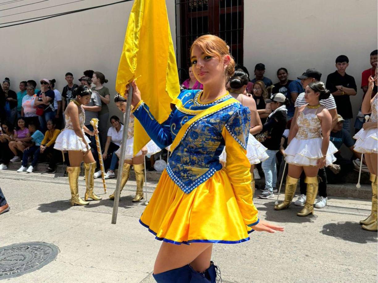 La hermosa Sofía Wolpert es estudiante del Instituto Privado Comayagua. Fotos: Maicol Salisbury.
