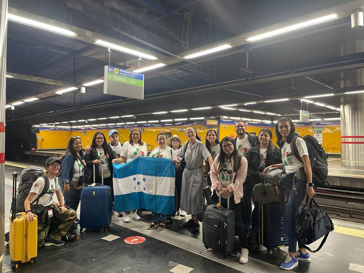 El grupo llegó a Lisboa el 28 de julio y durante su estadía han participado en el encuentro de la familia vicentina