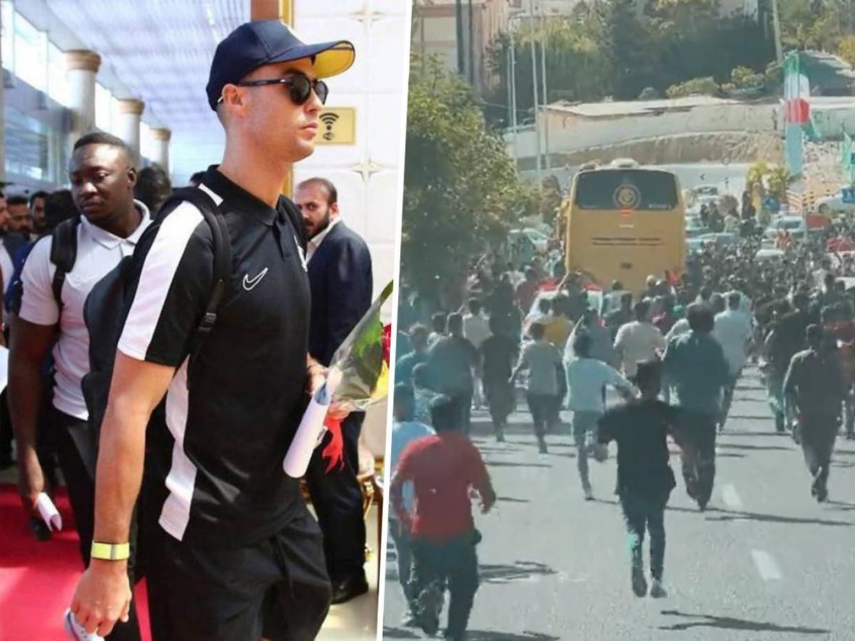 Cristiano Ronaldo desató este lunes la locura a su llegada a Teherán, donde el Al Nassr se enfrentará al Persépolis iraní en la Champions League de Asia.
