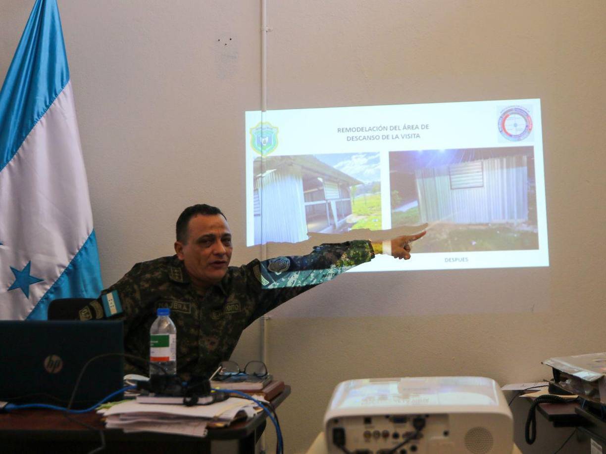 El coronel Roberto Nájera, director de la cárcel de Siria, explicó a LA PRENSA Premium los cambios más significativos desde que la Policía Militar tomó el mando del sistema penal.