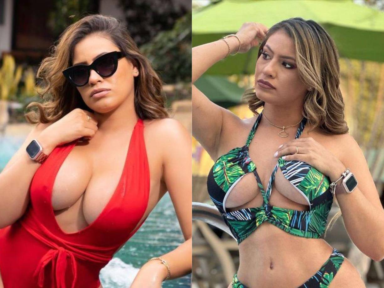 La presentadora de televisión presume cuerpazo en traje de baño.