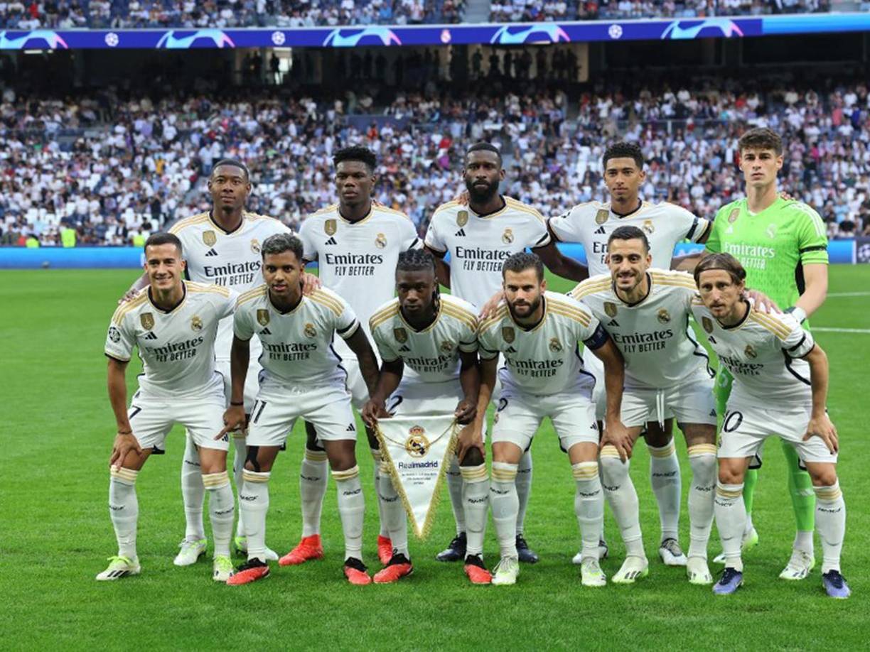 El 11 titular del Real Madrid que venció in extremis al Unión Berlín en el duelo realizado en el Santiago Bernabéu.