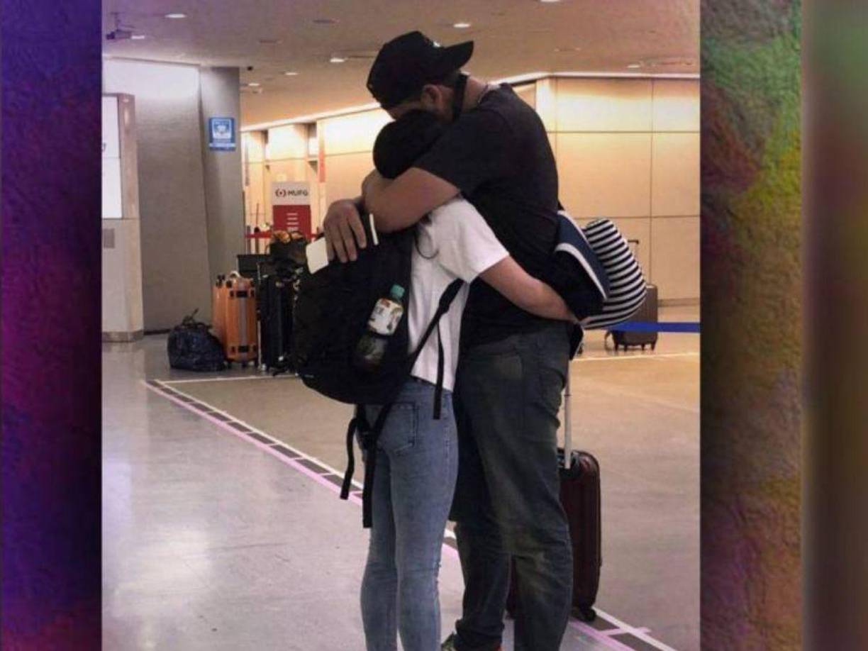 Tras la culminación de la misión de la joven, ella regresó a Japón y luego el hondureño decidió tomar un vuelo de aproximadamente 24 horas para reencontrarse con su amada, con quien se casó por lo civil en Japón.