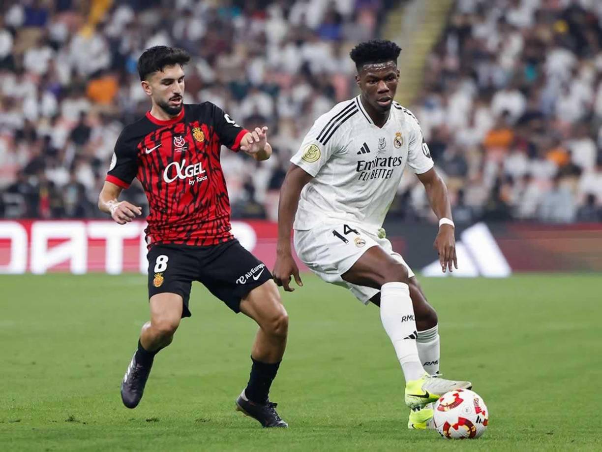 El francés Aurélien Tchouaméni está recuperado del fuerte golpe en la cabeza que sufrió en la segunda parte y por el que Ancelotti le sustituyó por precaución.