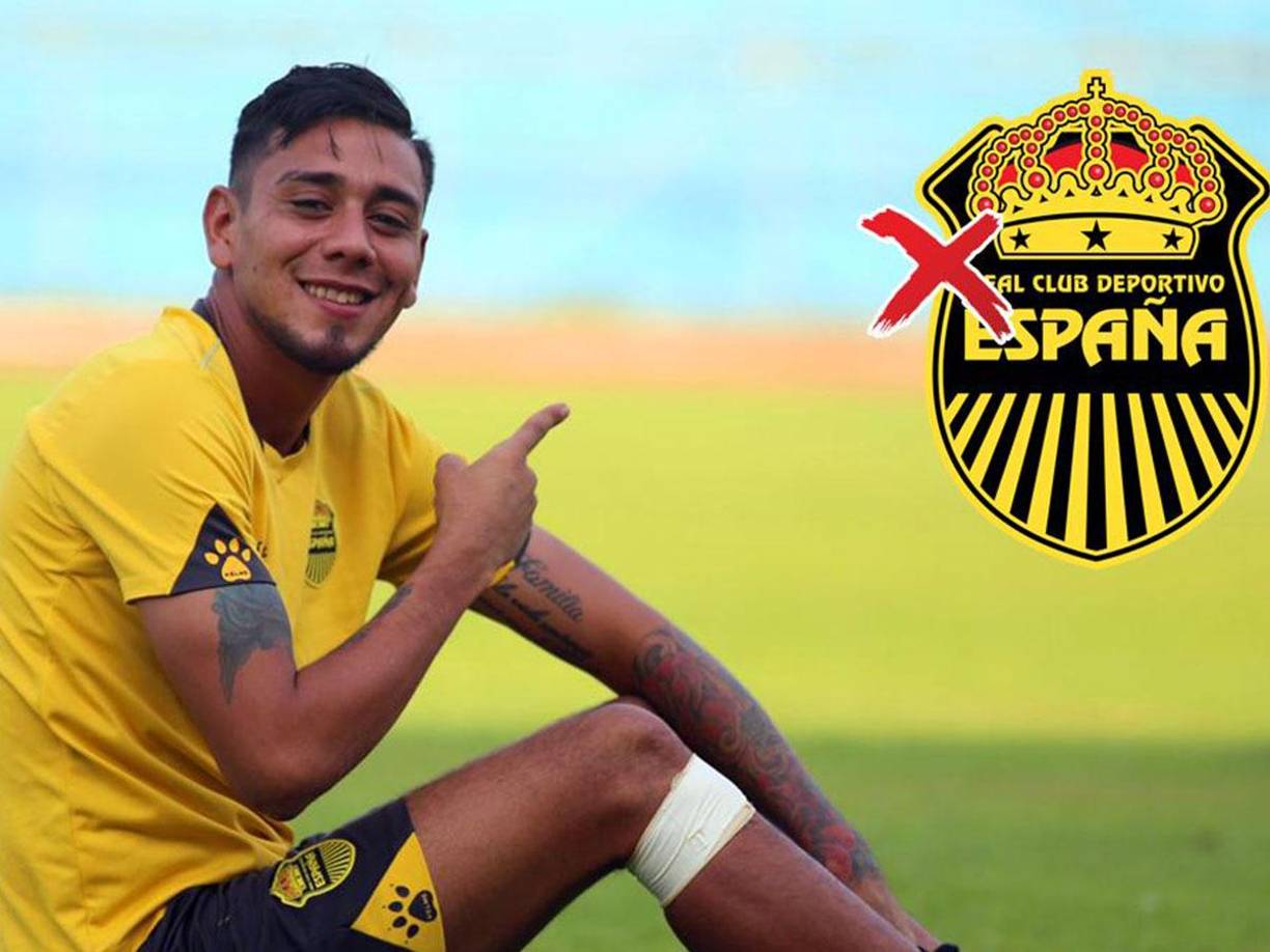 El centrocampista Mayron Flores fue dado de baja en el Real España para el Clausura 2024. No entra en los planes de Miguel Falero.