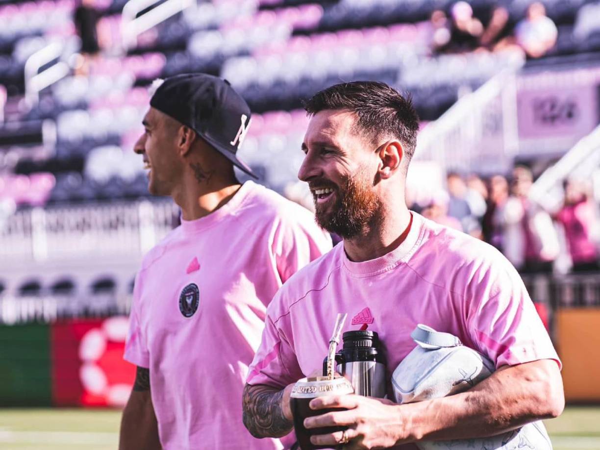 Messi y el resto de cracks del Inter Miami se irán de San Pedro Sula después del juego ante Olimpia.