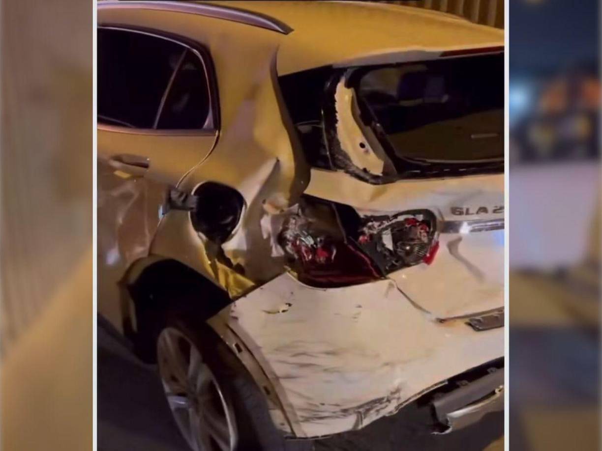 “Mi carro dio vueltas, yo traté en todo momento de tratar de mantener el control y la calma porque andaba con el niño. Gloria a Dios que el señor nos cubrió con su sangre”, dijo la presentadora.