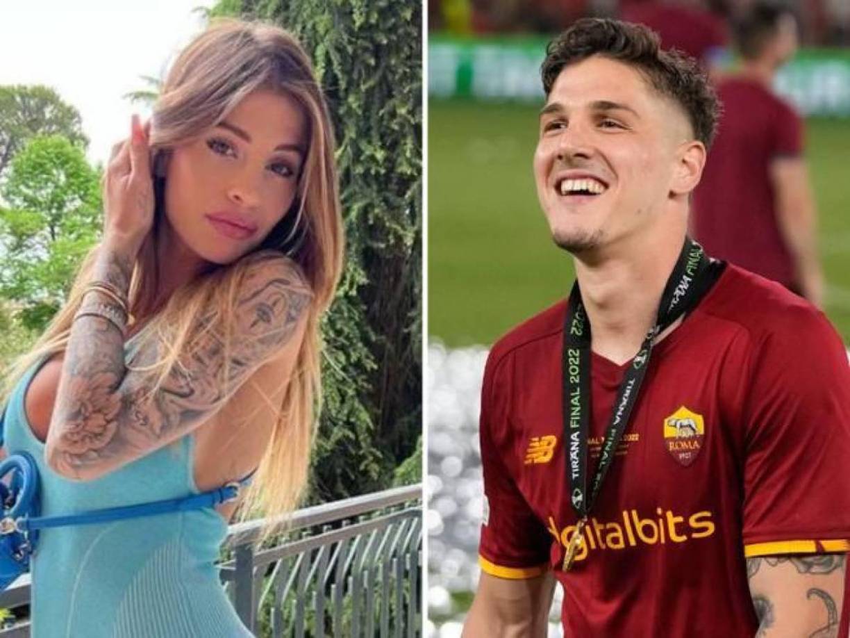 La joven influencer fue la novia de Zaniolo durante varios meses, cuando el jugador militaba en la Roma. 
