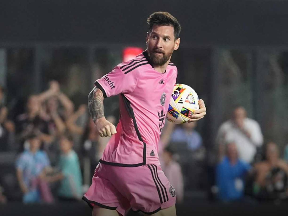 Messi marcó de cabeza el gol del empate del Inter Miami, pero después volvió a adelantarse del Atlanta United.