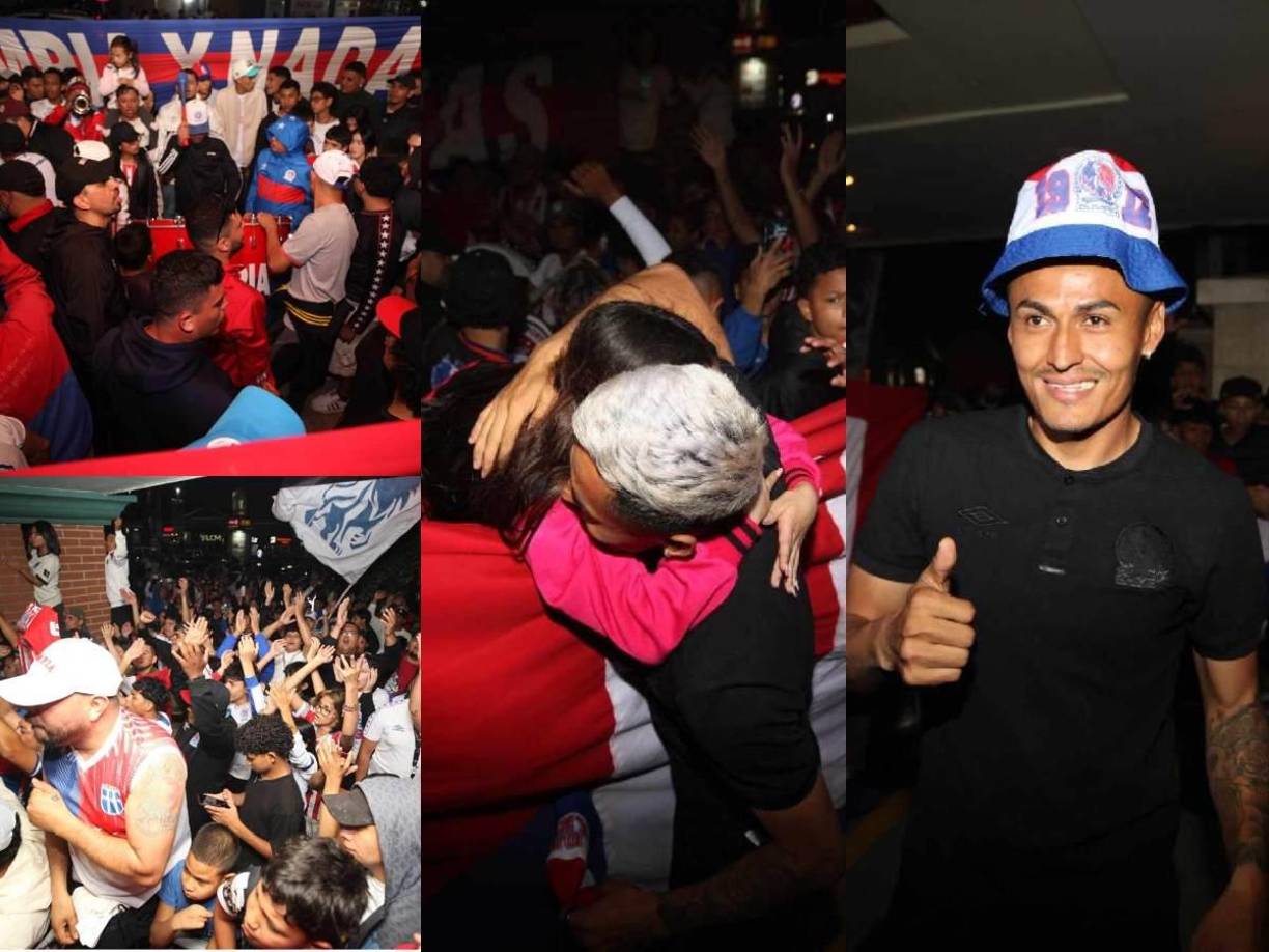 Tremendo. Una fiesta se vivió este sábado en Tegucigalpa en el hotel de concentración del Olimpia y la Ultra Fiel llegó para alentar al equipo previo a la final del Apertura 2024.