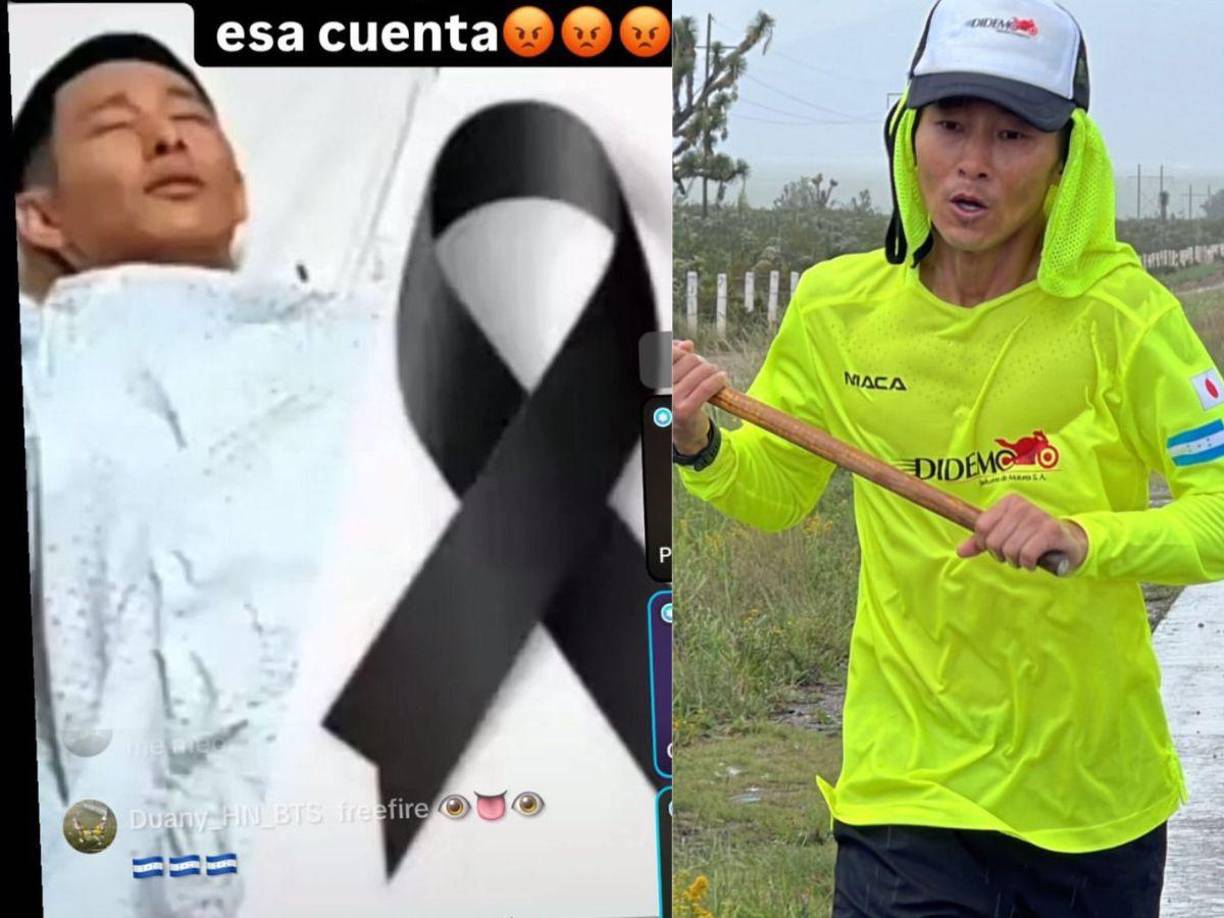Novia de Shin Fujiyama y cientos de seguidores reaccionaron molestos por un en vivo en Tiktok donde se muestra a Shin en una camilla y con el listón de luto.