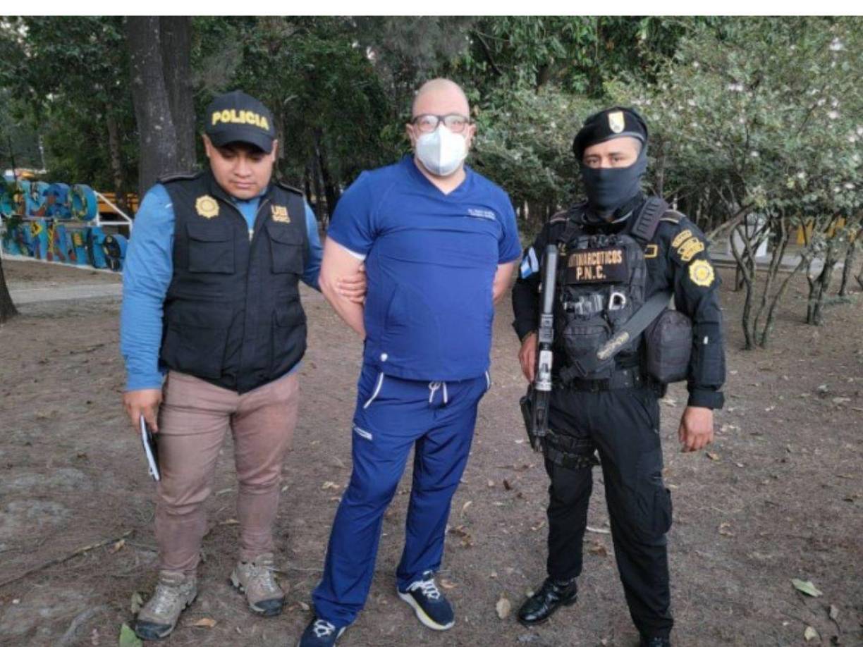 Mario René Bolaños Porras es otro de los médicos capturados.