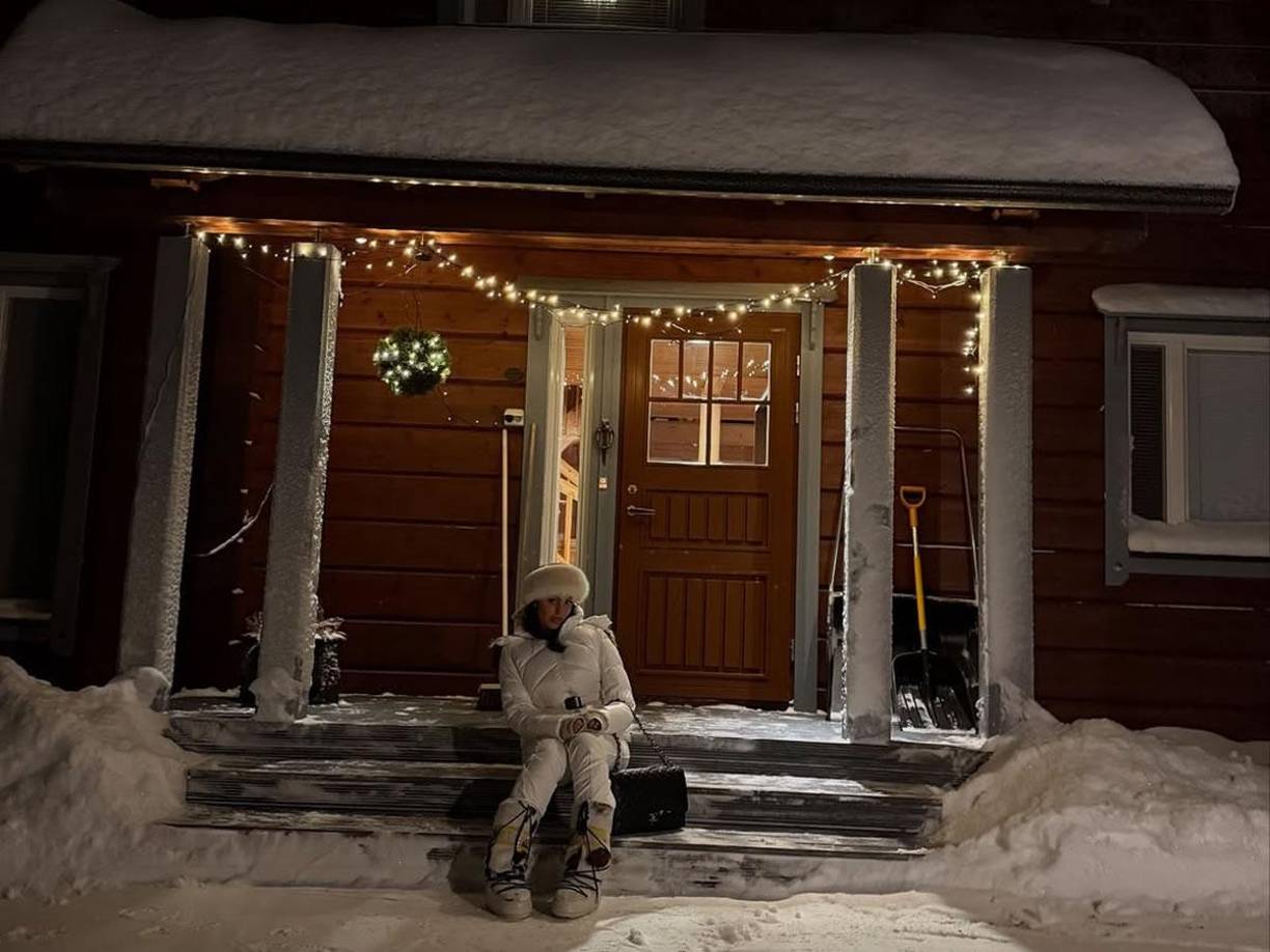 Así es la casa en la que Georgina Rodríguez y Cristiano Ronaldo se instalaron en Laponia por las fiestas de Navidad.