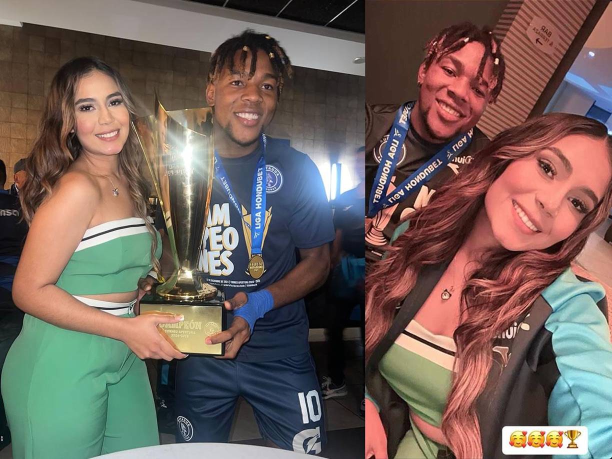 Yeison Mejía celebró en compañía de su bella novia Cristel Osorio, presentadora de Todo Deportes TV.
