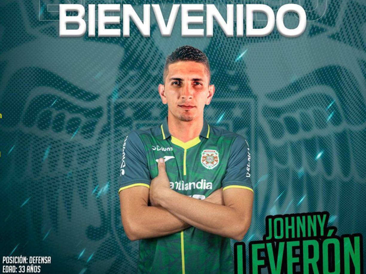 El Marathón anunció el fichaje del defensor hondureño Johhn Leverón. Está de regreso en el cuadro verdolaga en donde fue campeón en el 2018.
