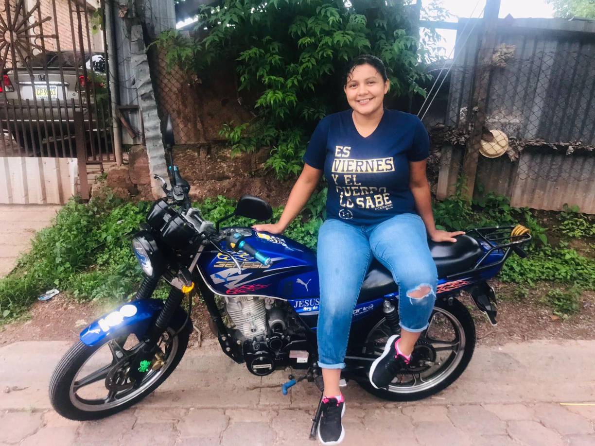 Rosmey fue arrollada este jueves por un carro en el bulevard Morazán de Tegucigalpa.