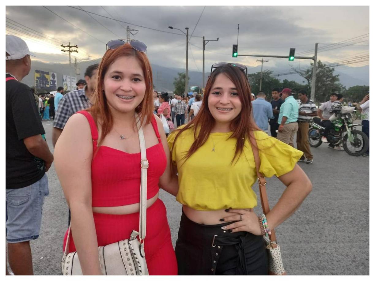 Bellas hondureñas en el concierto de Bad Bunny