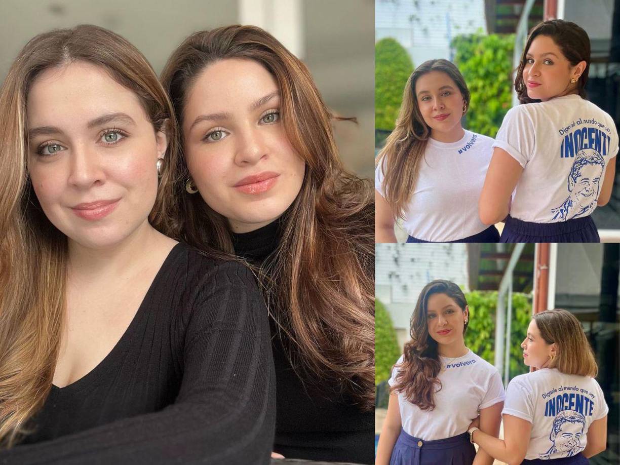 Las hijas del expresidente Juan Orlando Hernández, mostraron este domingo varias evidencias fotográficas que presuntamente demuestran la inocencia de JOH de narcotráfico.