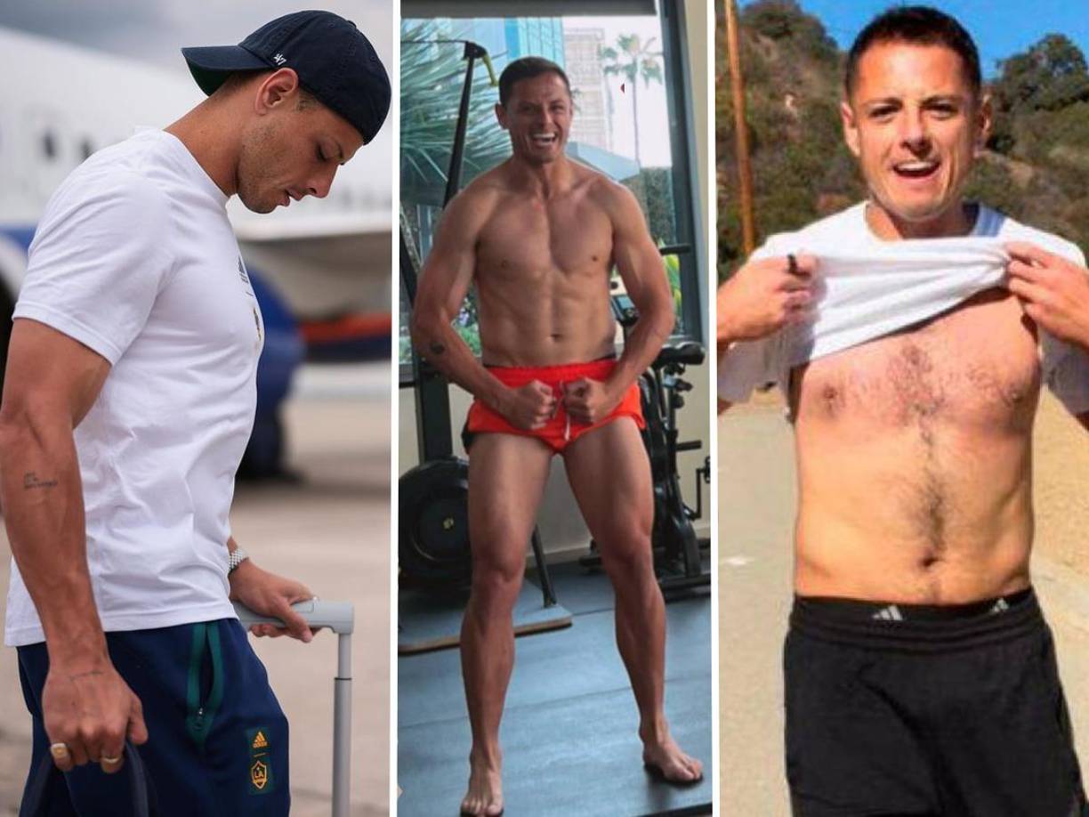 El futbolista mexicano, Javier ‘Chicharito’ Hernández, sorprendió a todos con impresionante físico.