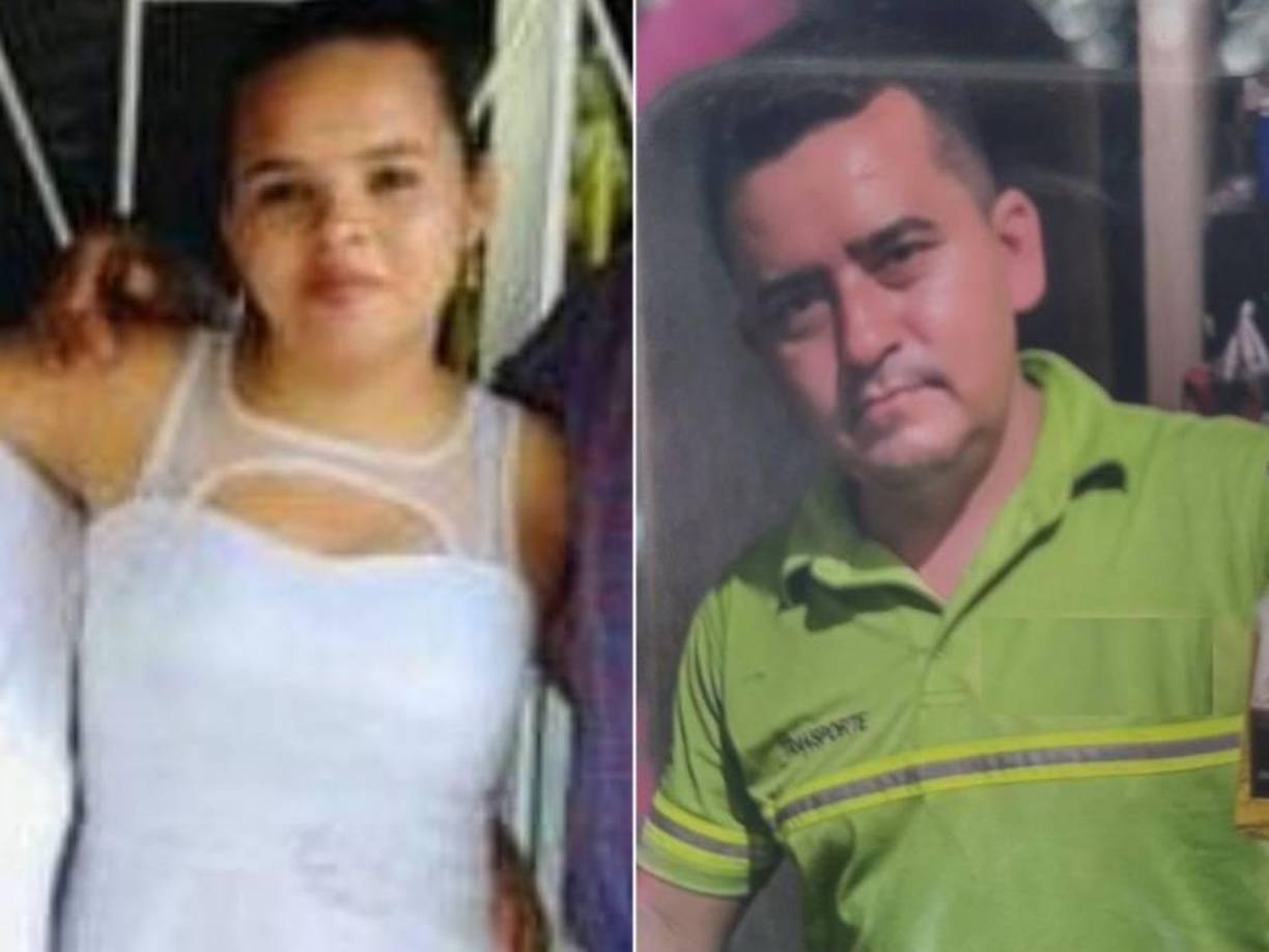 Dos de las víctimas, los esposos Víctor Manuel Martínez (de 43 años) y Cindy Patricia Duarte Hernández (29 años). La tercera víctima es Agapito Martínez , padre de Víctor. 