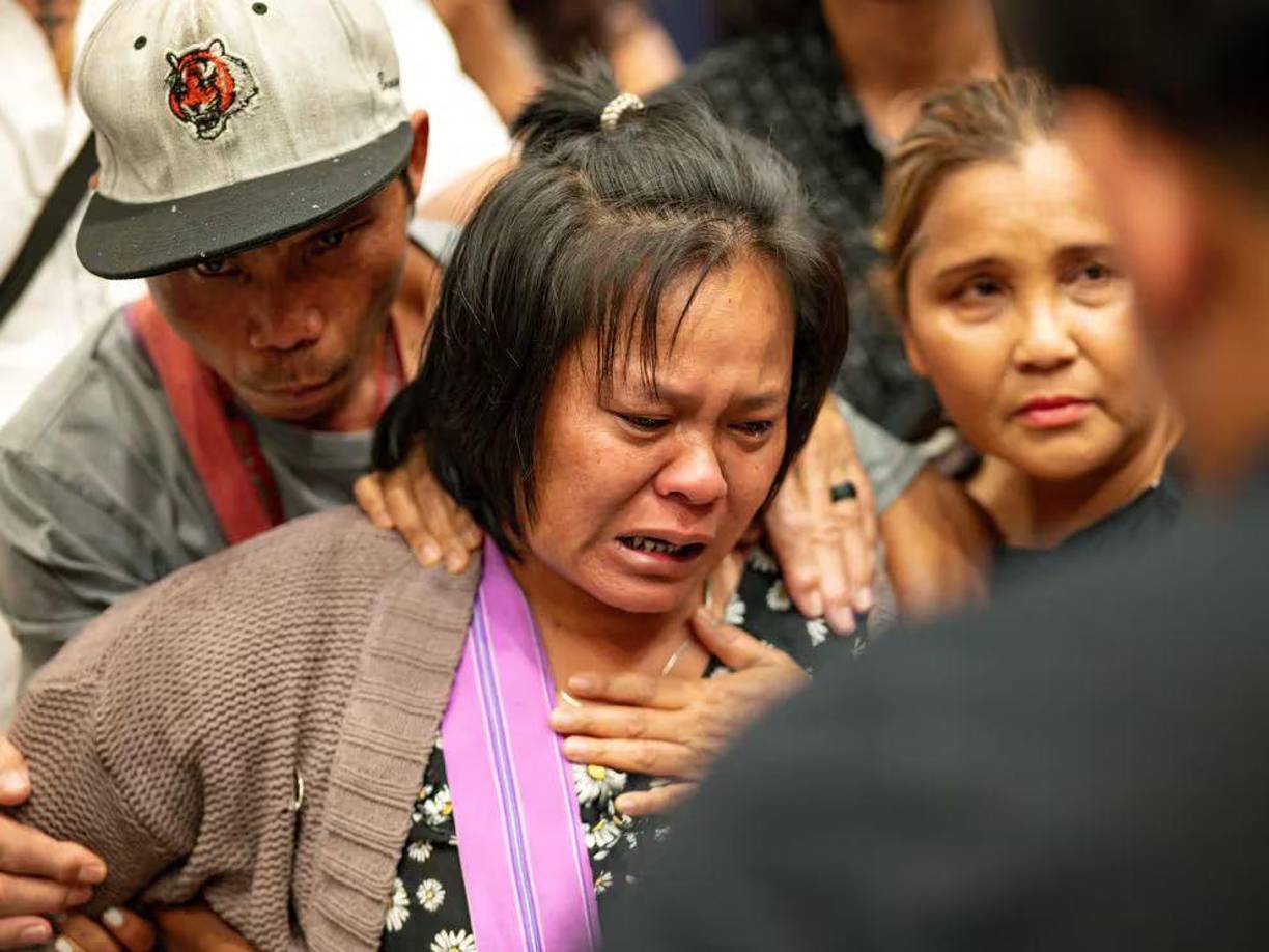 “Venir aquí y perder a tu hijo te hace cuestionarte si corres de un persecutor a otro”, expresó una organizadora social en representación de la familia.