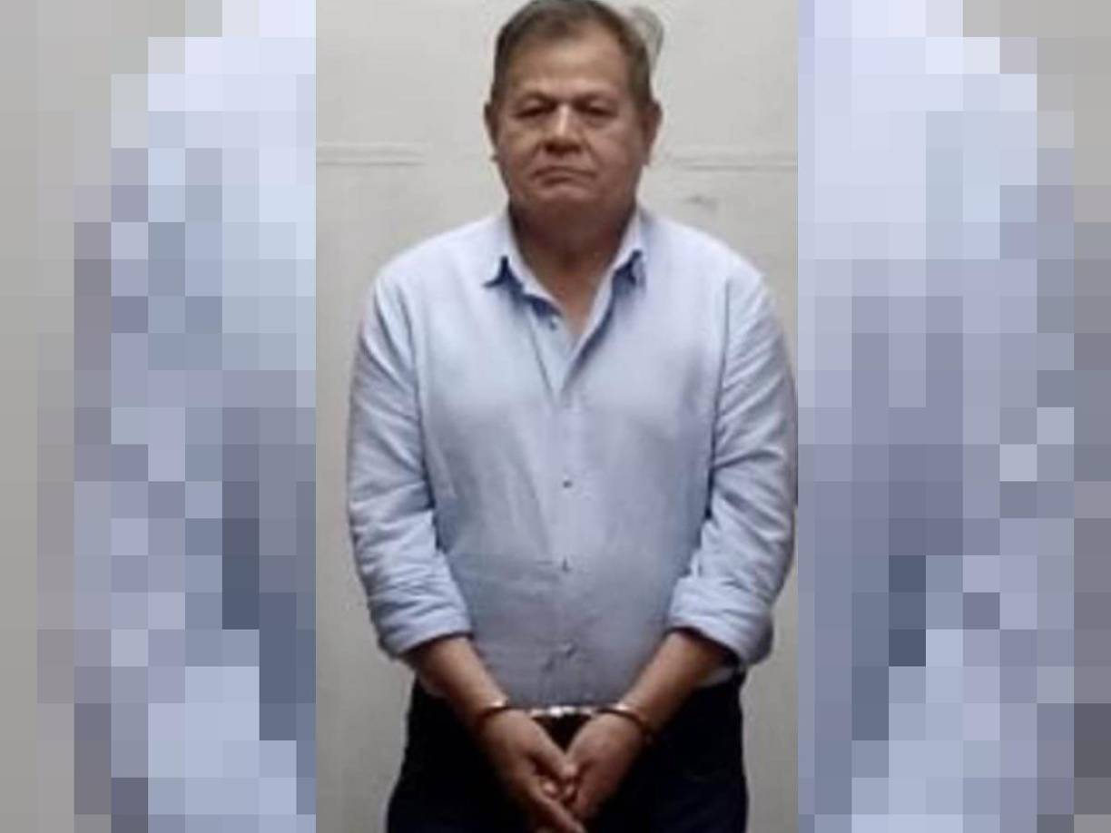 Primera imagen de Romeo Vásquez Velásquez el día de su captura.