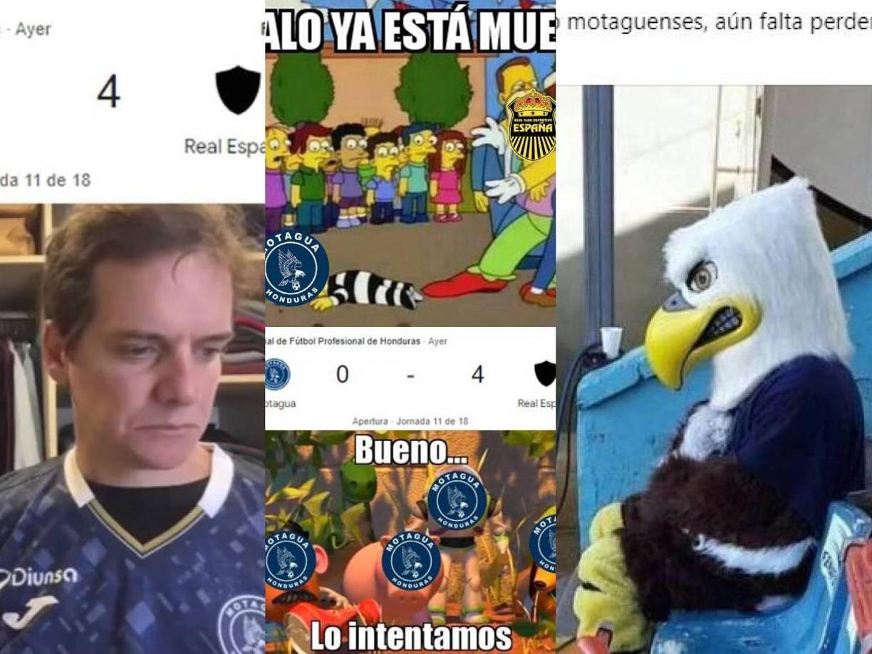 Motagua fue goleado en el Estadio Nacional por Real España (0-4) y las redes sociales no perdonaron. 