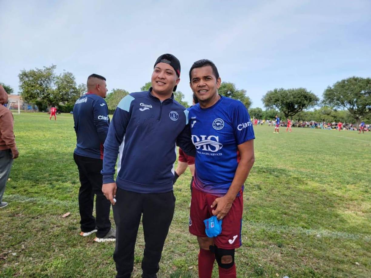 Otra de las leyendas que causó furor entre los catrachos que asistieron a la New Orleans Cup fue Amado Guevara.