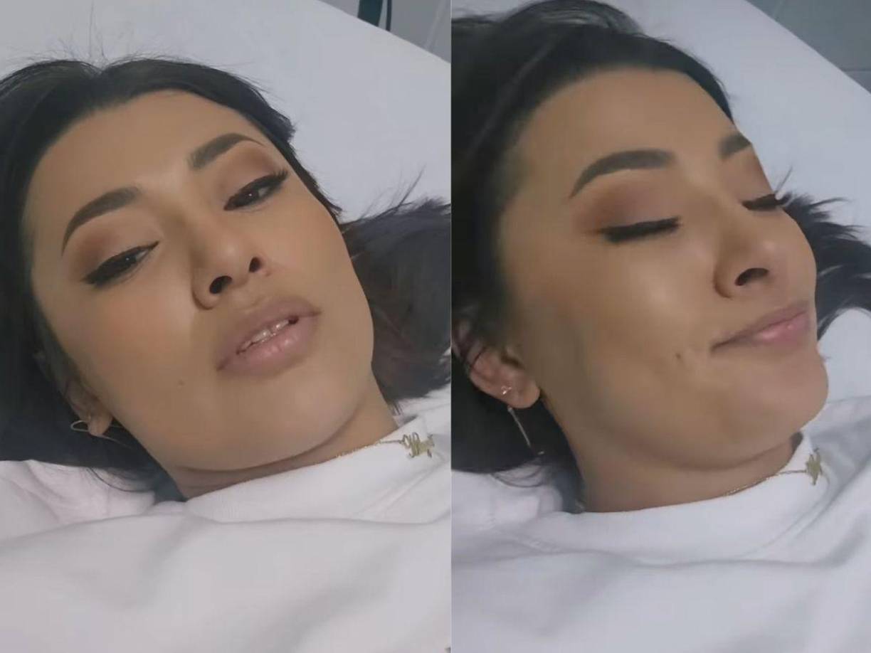 La presentadora Milagro Flores fue diagnosticada con neumonía. 